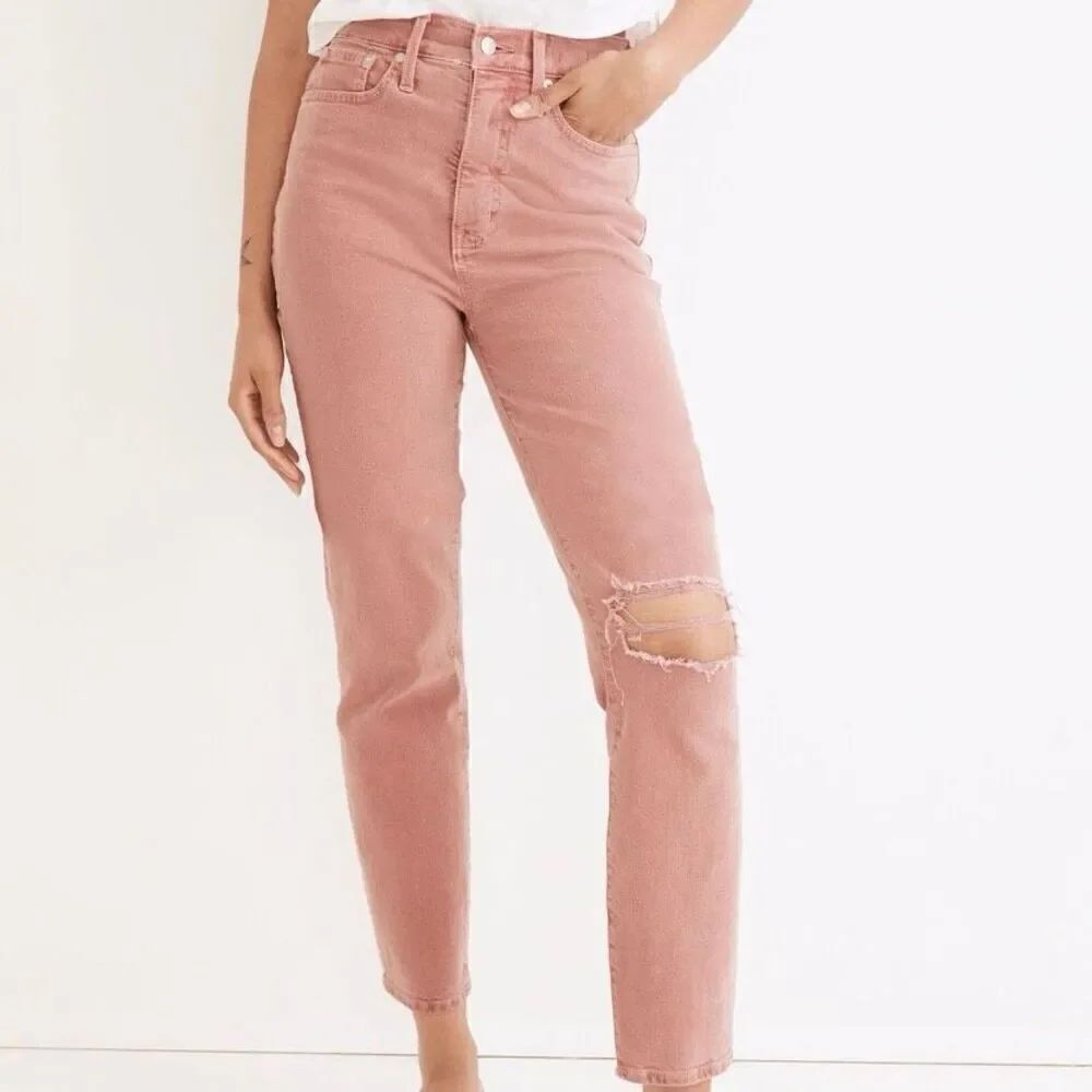 Madewell The Momjean Garment Dye Edition